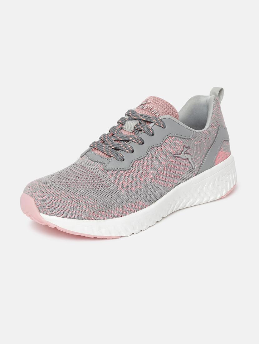 grey mesh laceup casual shoes - 19666343 - Standard Image - 2