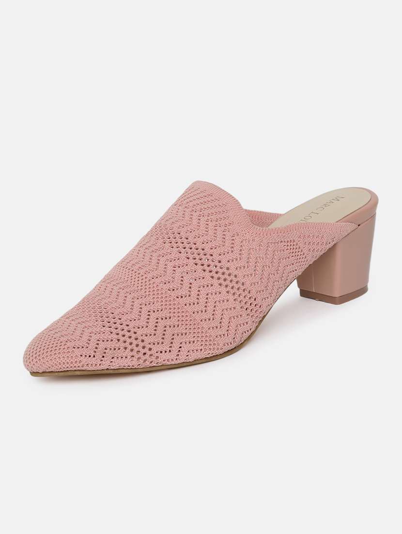 pink mules sandal - 19666386 - Standard Image - 2