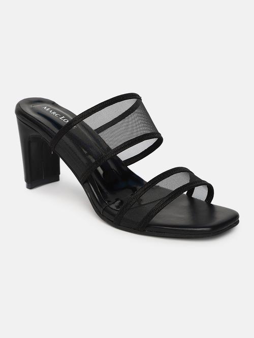 black slip on sandal - 19666405 -  Standard Image - 0