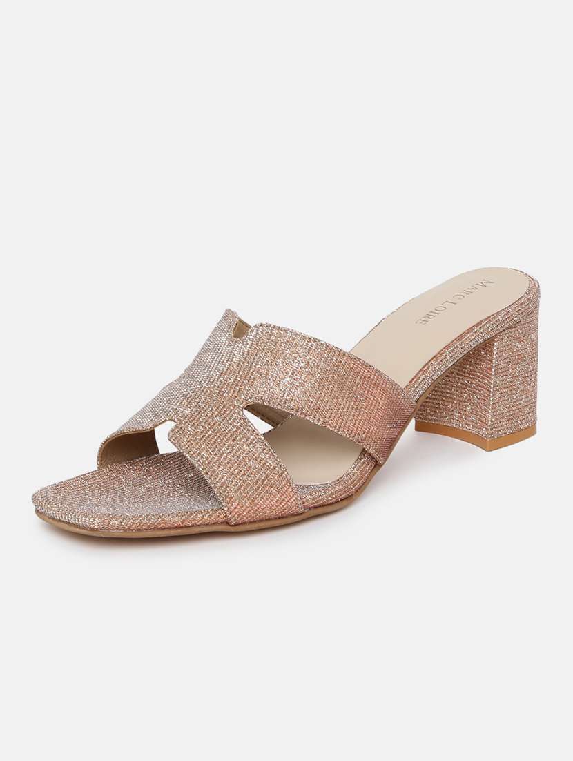 pink pu slip on sandals - 19666425 -  Standard Image - 2