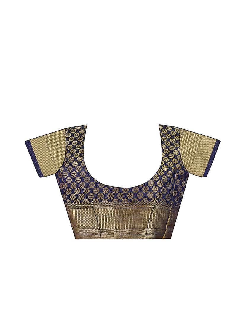 self designed woven saree with blouse - 19666559 - Standard Image - 2