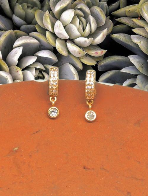 women golden earcuff earrings - 19667191 - Standard Image - 0