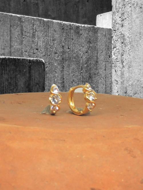women golden earcuff earrings - 19667197 - Standard Image - 0