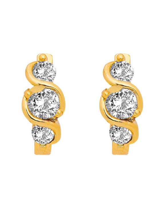 women golden earcuff earrings - 19667197 - Standard Image - 2