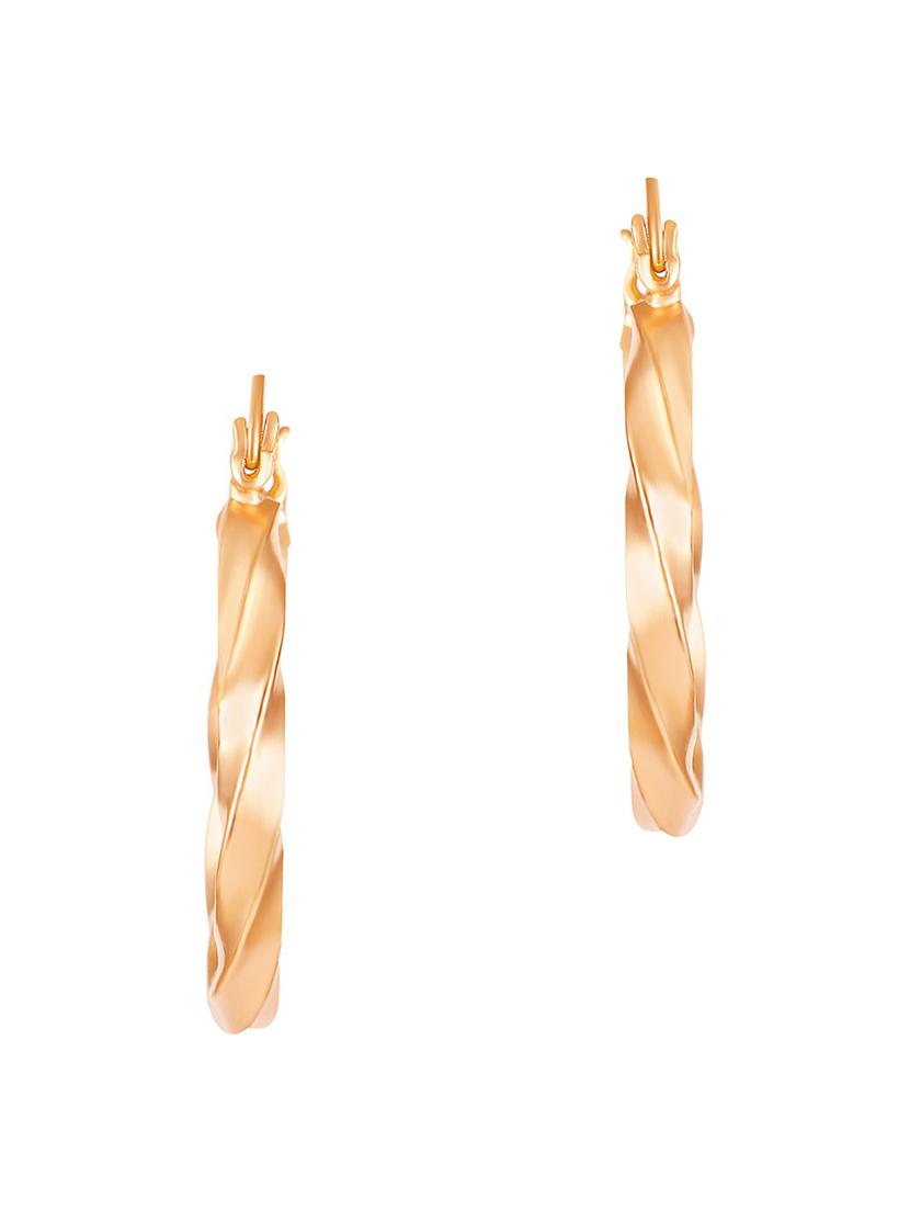 twisted circular hoop earrings - 19667223 - Zoom Image - 0