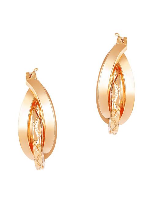 twisted circular hoop earrings - 19667239 - Standard Image - 0