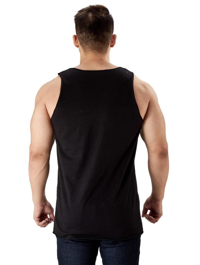 black cotton vest - 19667400 - Standard Image - 2