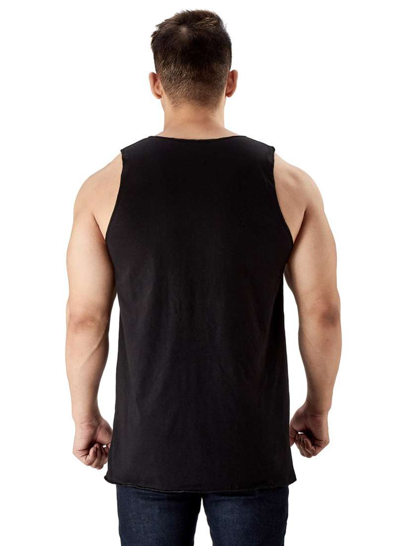 black cotton vest - 19667504 - Standard Image - 2