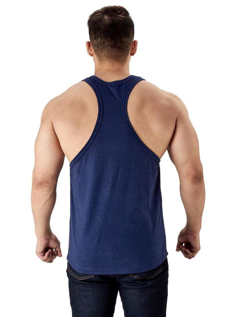 blue pure cotton vest - 19667582 -  Standard Image - 2