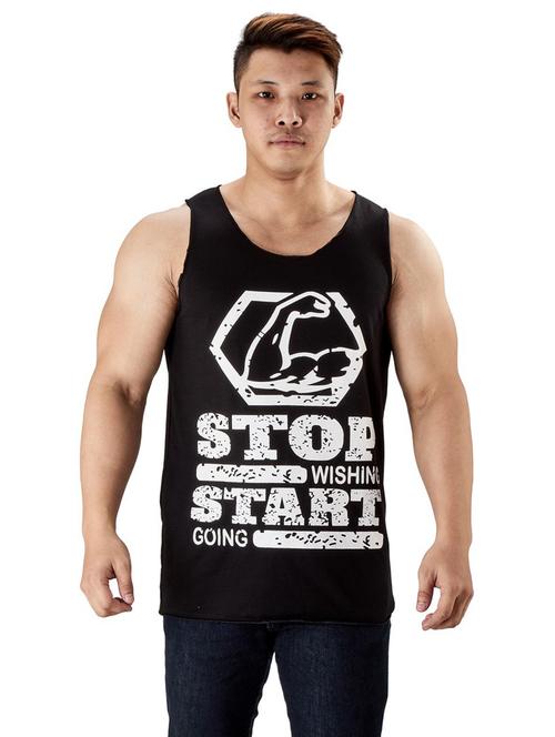 black pure cotton vest - 19667954 - Standard Image - 0