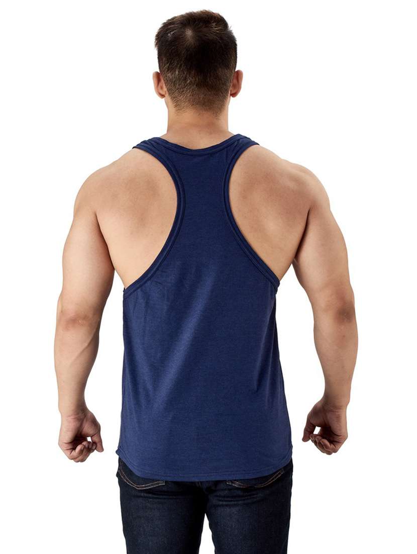 blue pure cotton vest - 19667972 -  Standard Image - 2