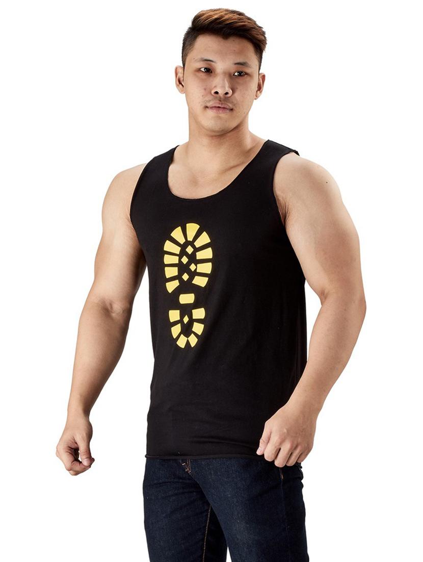 black pure cotton vest - 19667975 - Standard Image - 2