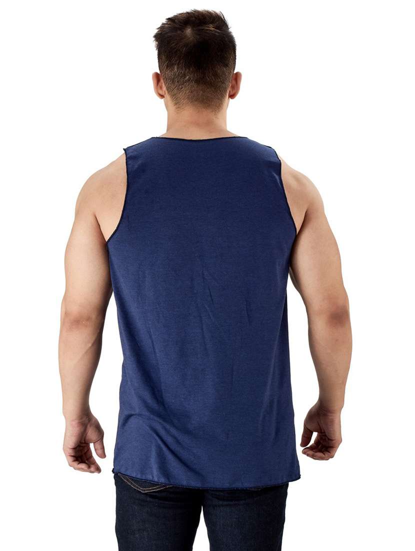 blue pure cotton vest - 19667992 -  Standard Image - 2