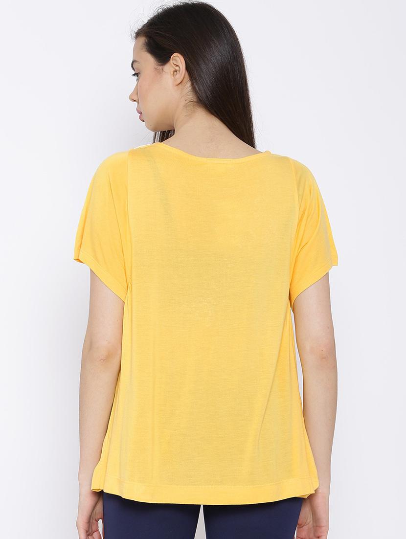 round neck self design regular top - 19669014 - Standard Image - 2