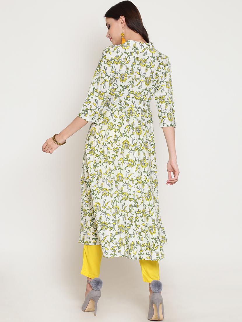 printed kurta with pant set - 19670268 - Standard Image - 2