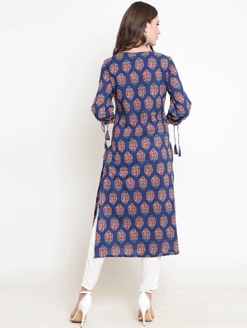 printed kurta with pant set - 19670298 -  Standard Image - 2