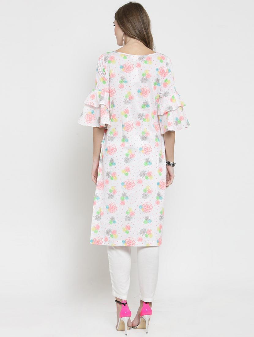 printed kurta with pant set - 19670360 - Standard Image - 2