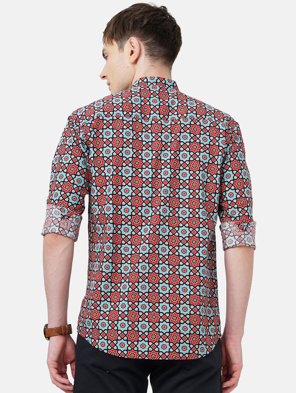 mens aztec casual shirt - 19672334 - Standard Image - 2
