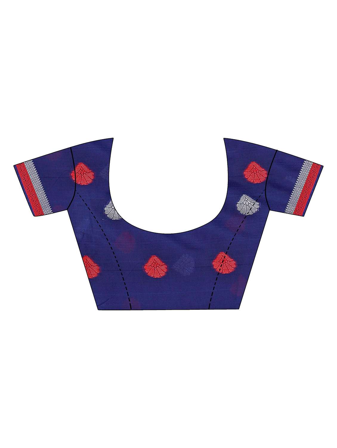 women's floral dark blue colored saree - 19672459 -  Standard Image - 2