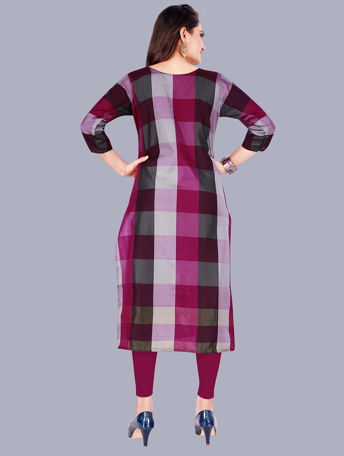 women's straight kurta - 19672520 - Standard Image - 2