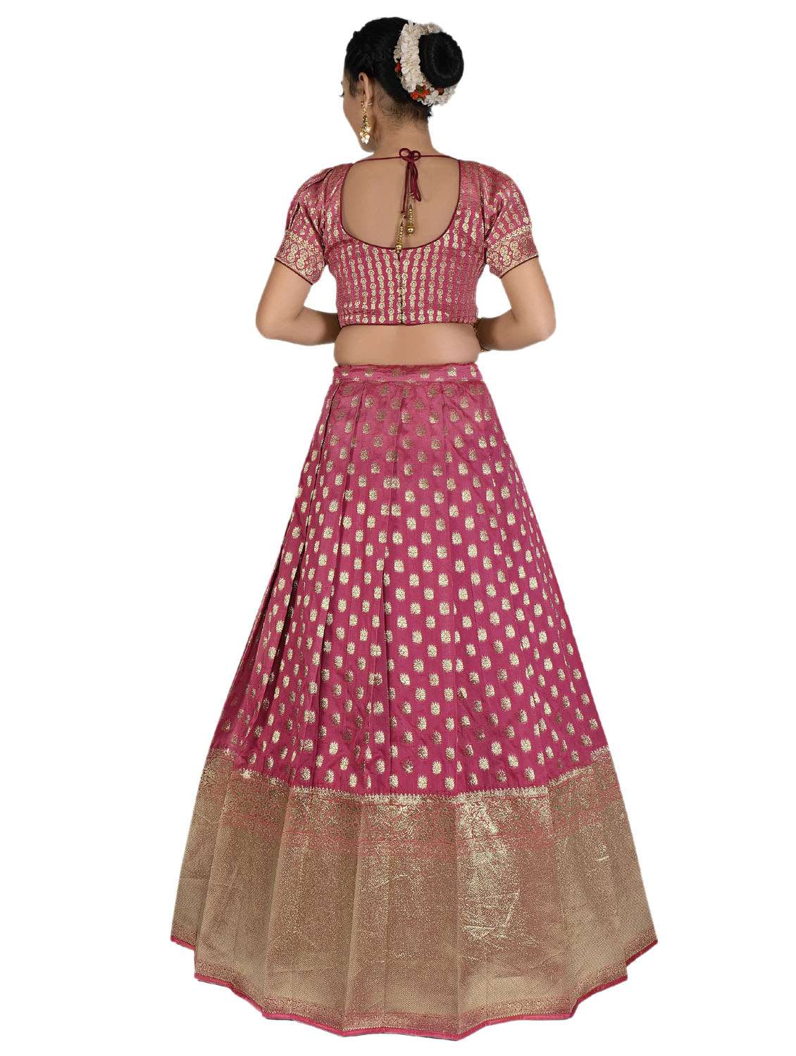 pink art silk lehenga - 19679033 -  Standard Image - 2