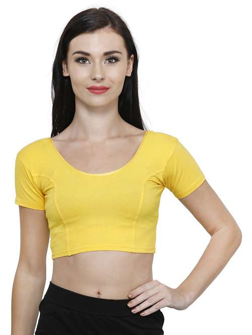 women solid short sleeve stitched blouse - 19682053 -  Standard Image - 0
