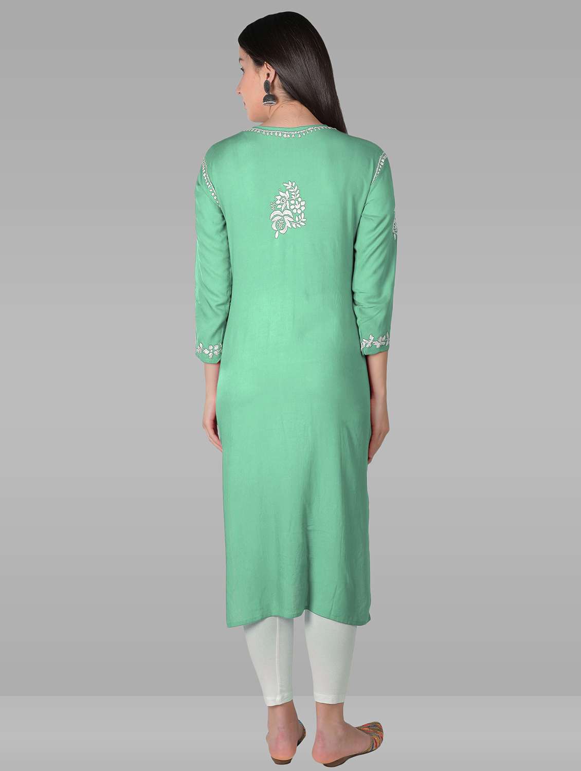 women's straight kurta - 19684604 -  Standard Image - 2