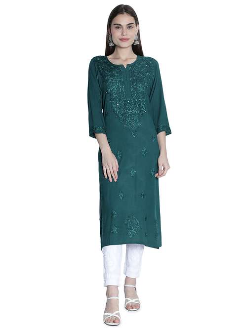 women's straight kurta - 19684606 -  Standard Image - 0