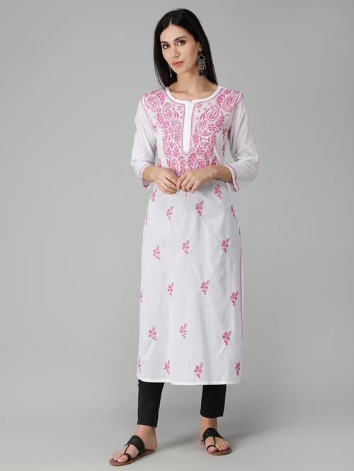 women's straight kurta - 19684610 - Standard Image - 0