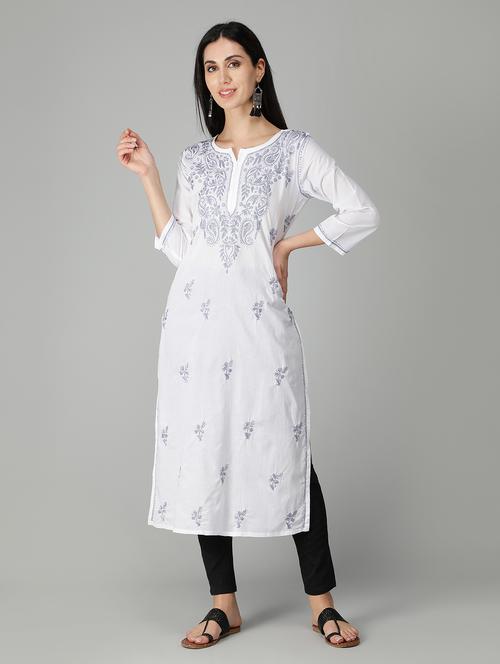 women's straight kurta - 19684611 -  Standard Image - 0