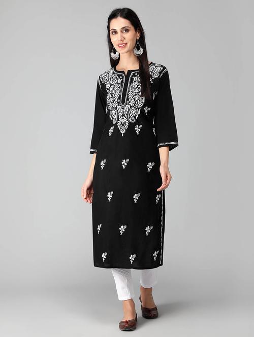 women's straight kurta - 19684613 - Standard Image - 0