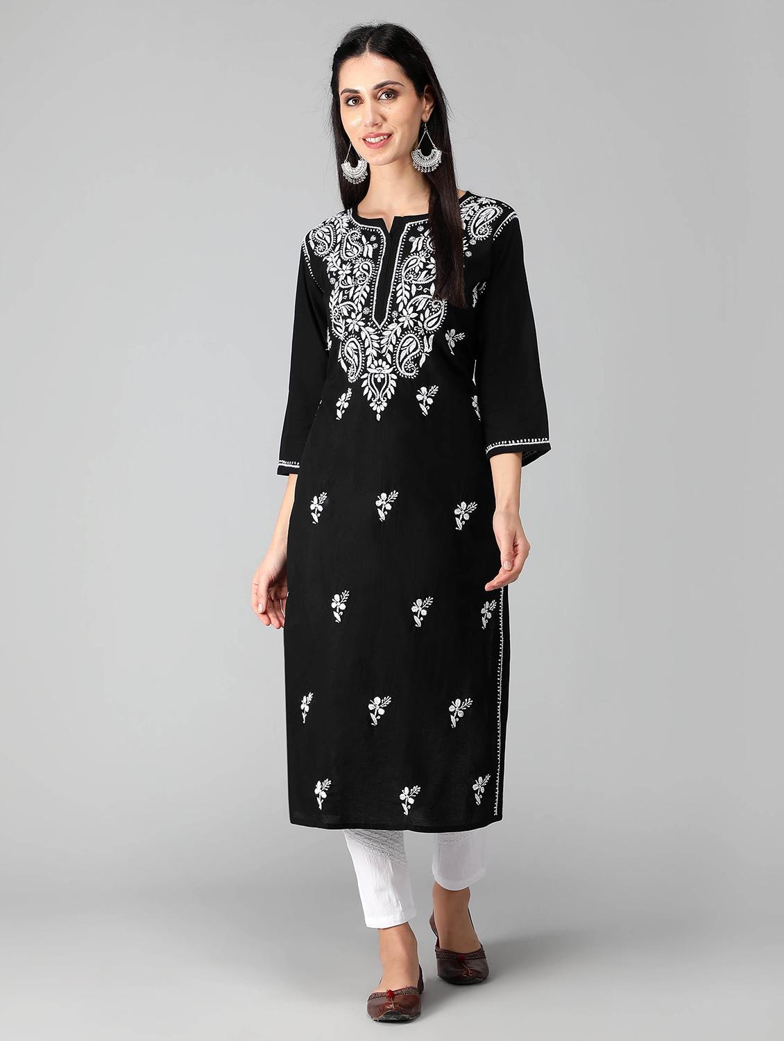 women's straight kurta - 19684613 - Zoom Image - 0