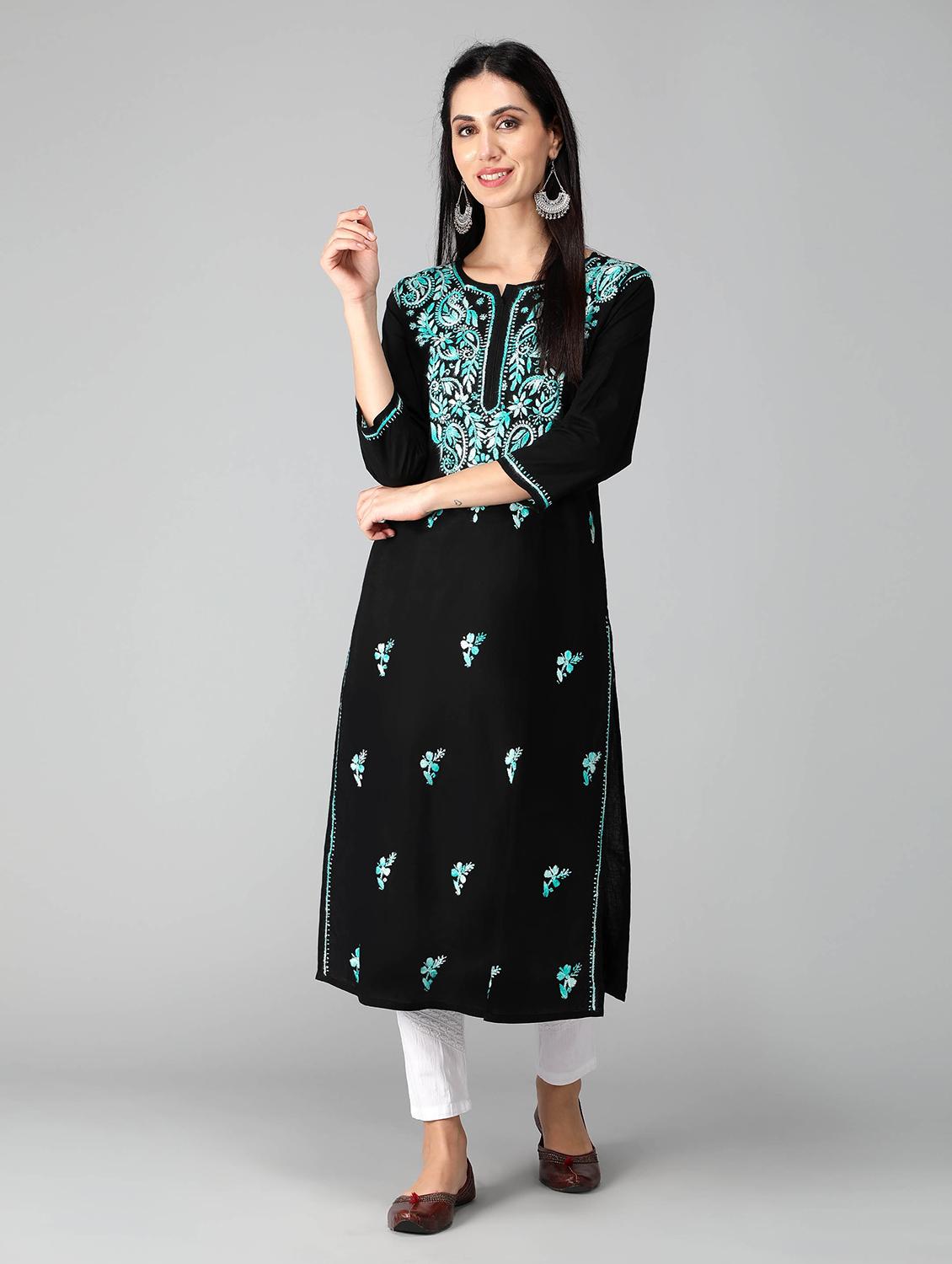 women's straight kurta - 19684614 - Zoom Image - 0