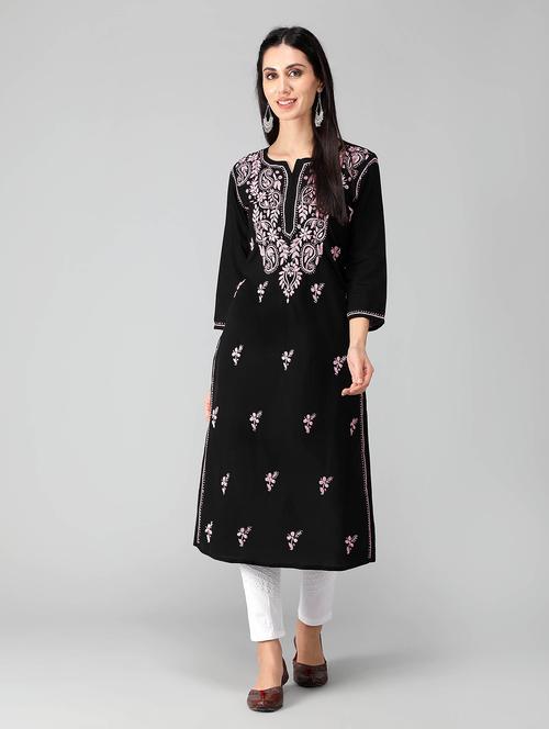 women's straight kurta - 19684616 - Standard Image - 0
