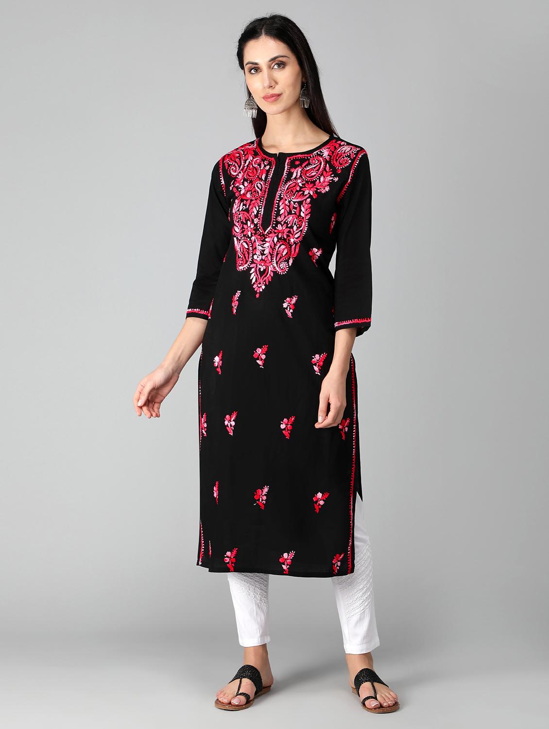 women's straight kurta - 19684617 -  Zoom Image - 0