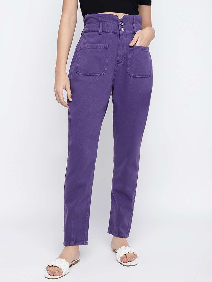 women's plain mom fit jeans