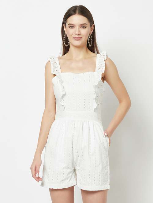 solids 3/4 jumpsuit - 19684895 -  Standard Image - 0