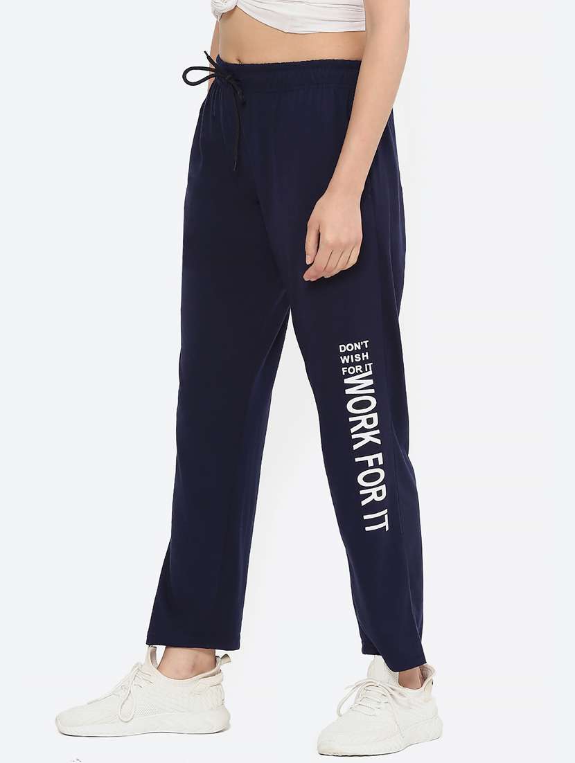 navy blue solid jogger - 19686699 -  Standard Image - 2