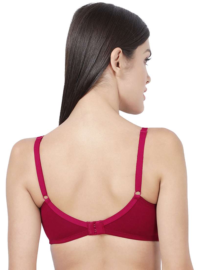 red cotton blend tshirt bra - 19688557 -  Standard Image - 2
