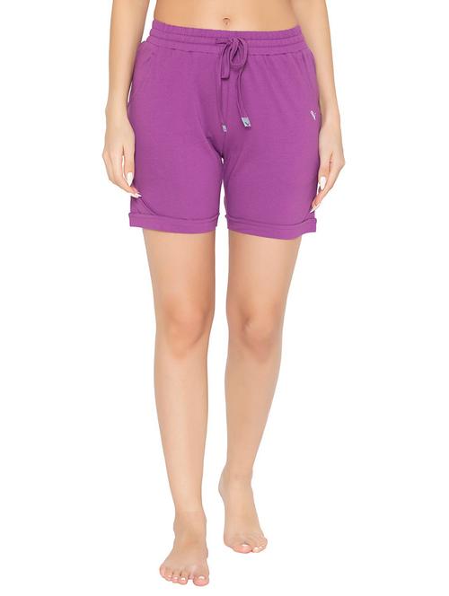 purple solid regular short - 19688609 - Standard Image - 0