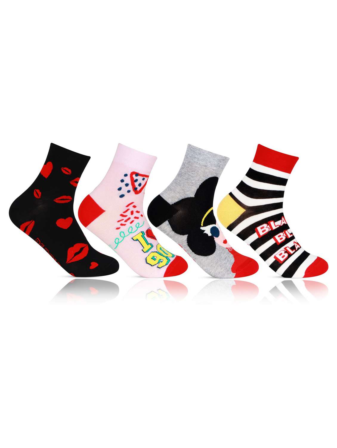 pack of 4 ankle length socks