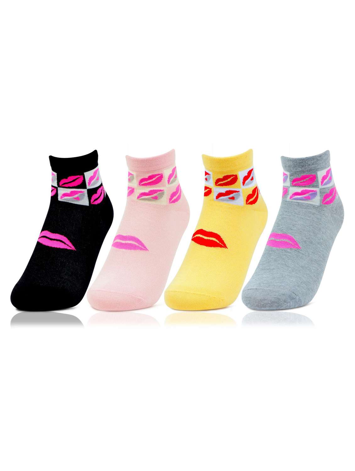 pack of 4 ankle length socks