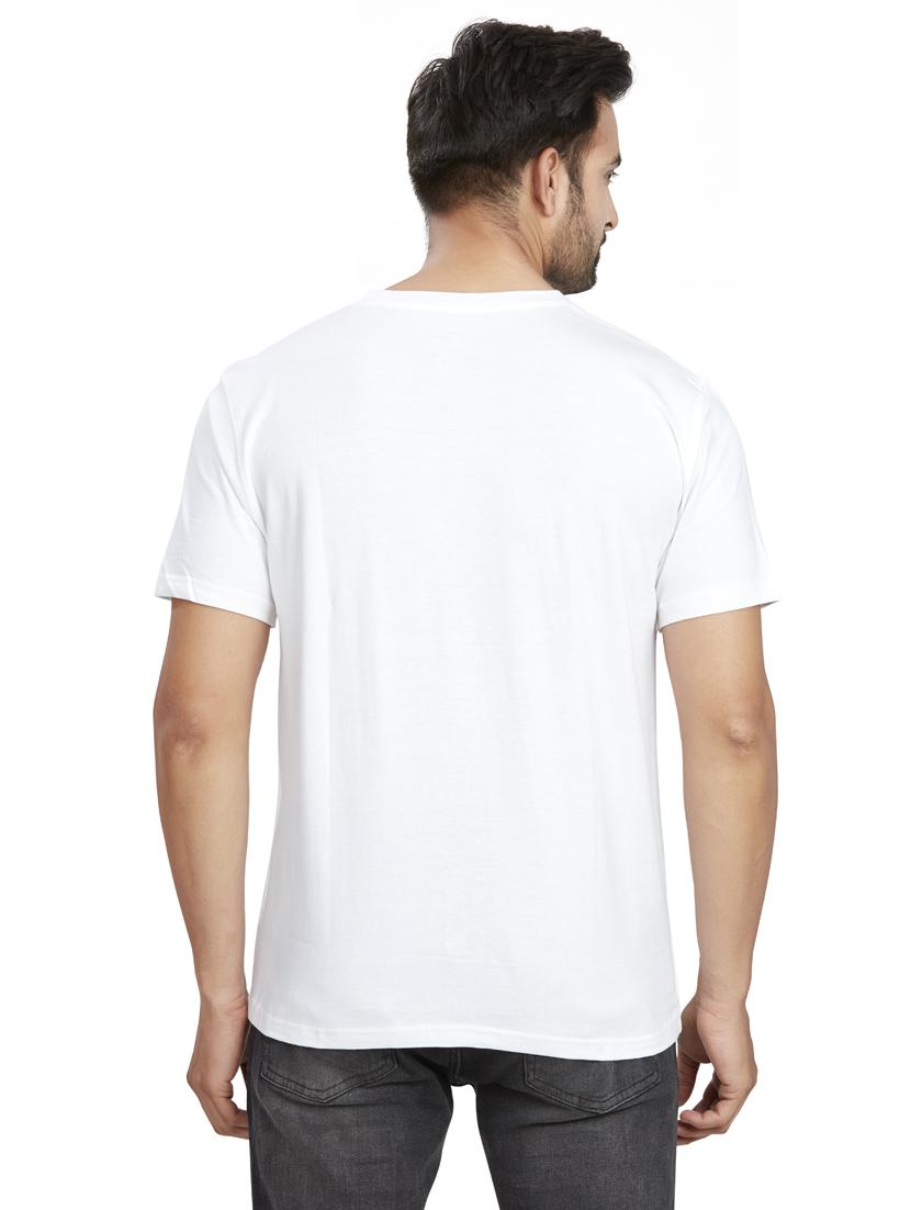 round neck printed regular t-shirt - 19689008 - Standard Image - 2