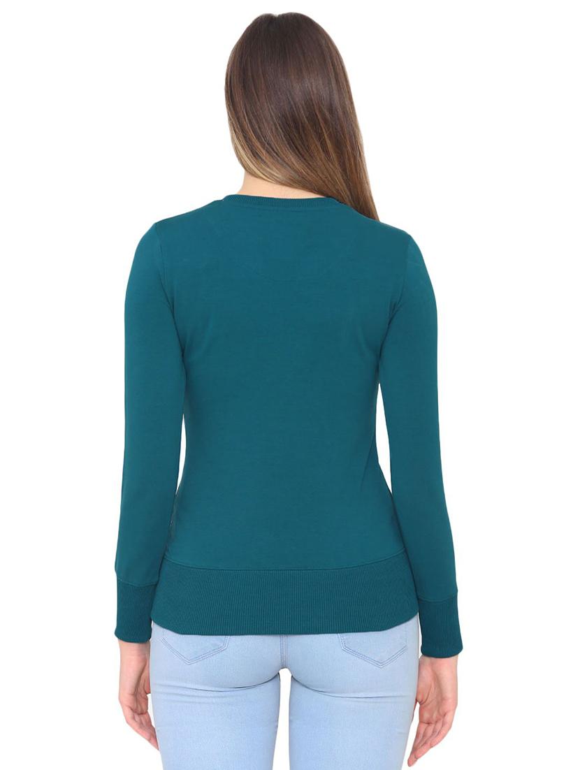 women's plain sweatshirt - 19689047 - Standard Image - 2