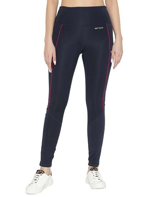 navy blue solid full length jegging - 19689057 - Standard Image - 0