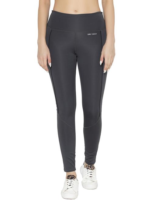 grey solid full length jegging - 19689059 -  Standard Image - 0