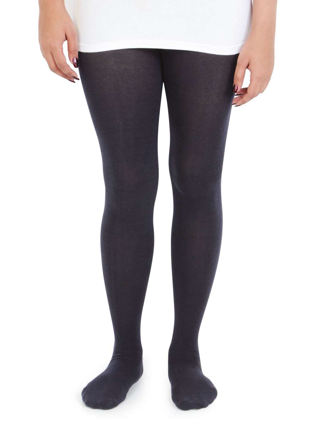 black polyester blend stocking