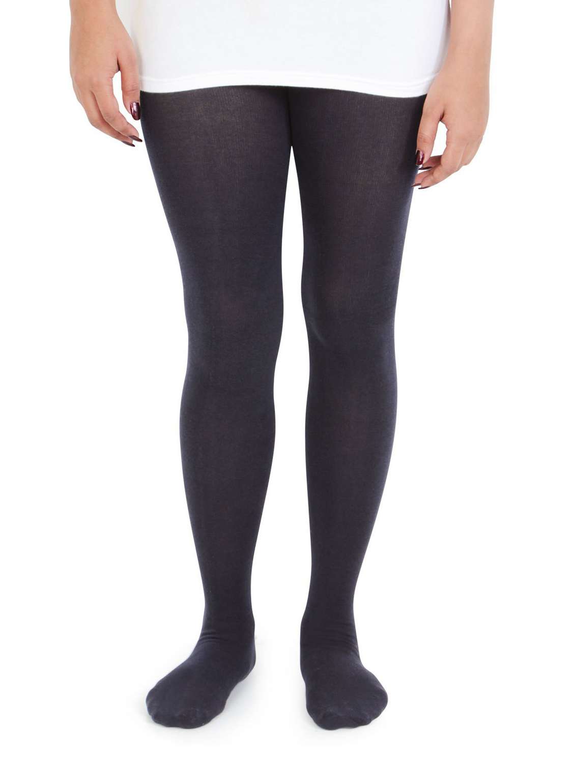 black polyester blend stocking