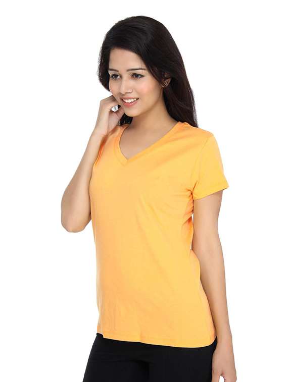 women's plain v neck t-shirt - 19689125 -  Standard Image - 2