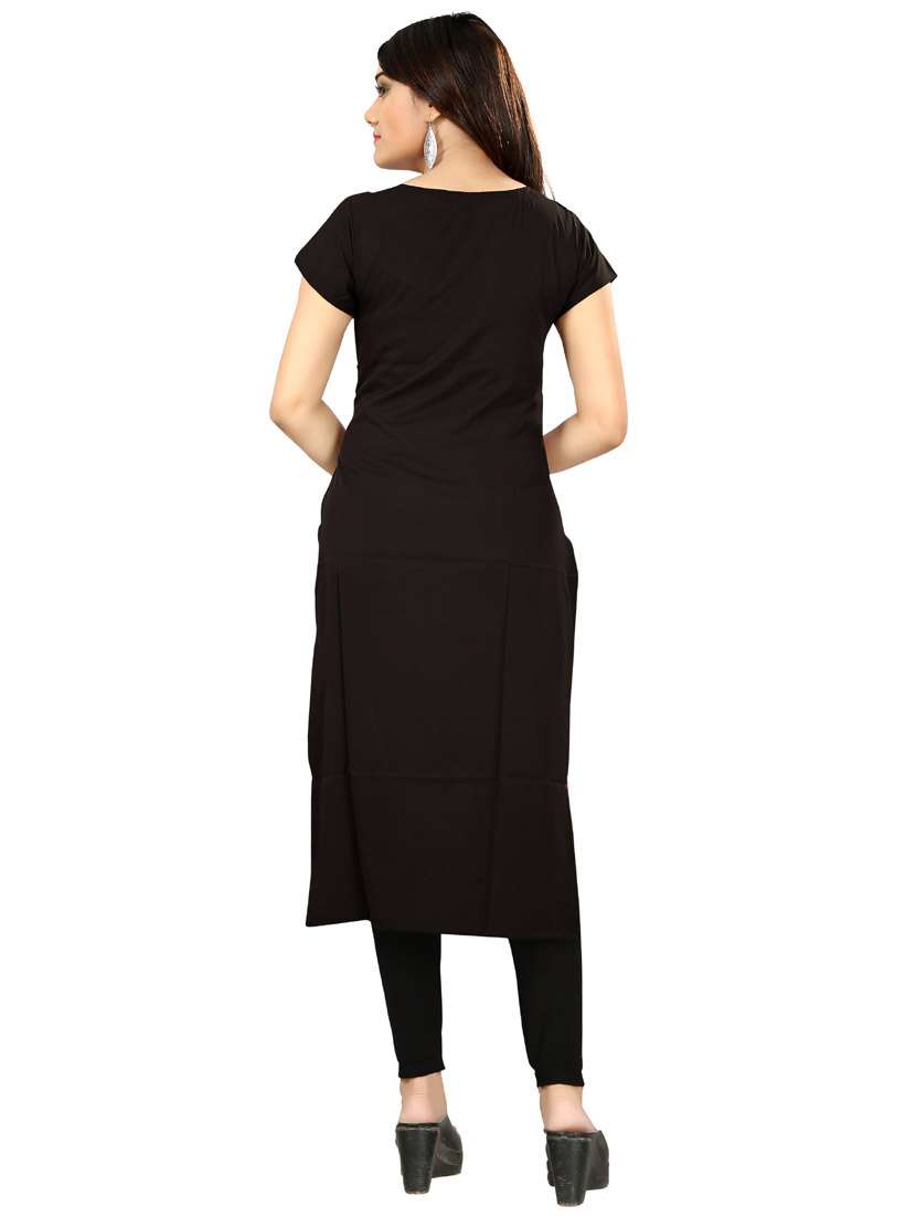 women's straight kurta - 19689349 - Standard Image - 2